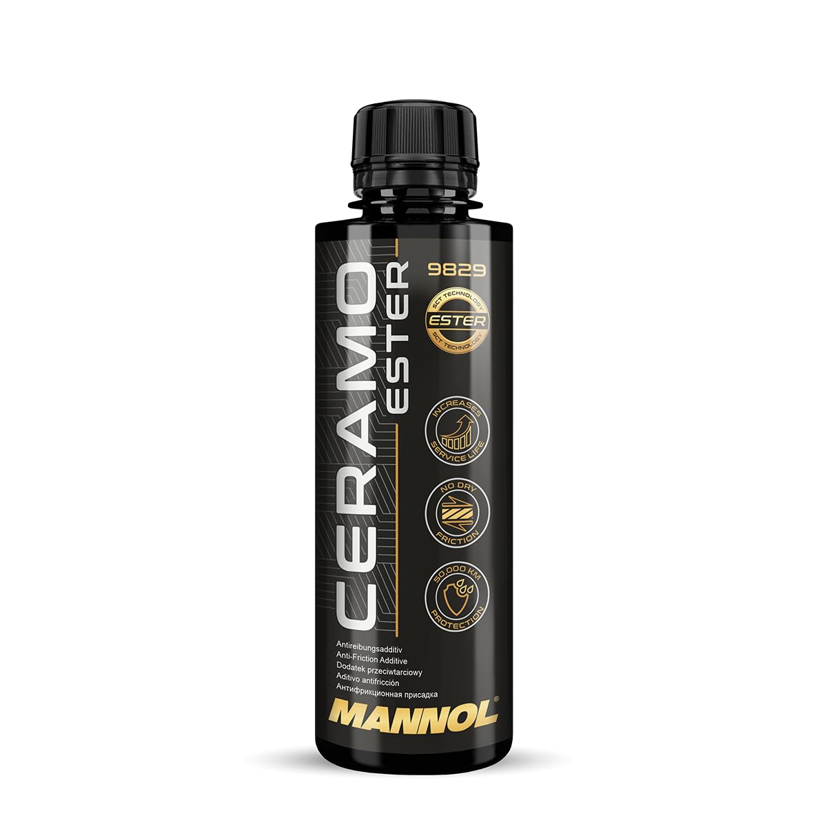 Motora aizsardzības piedeva MANNOL 9829 Ceramo Ester, 300ml, Metallgebinde