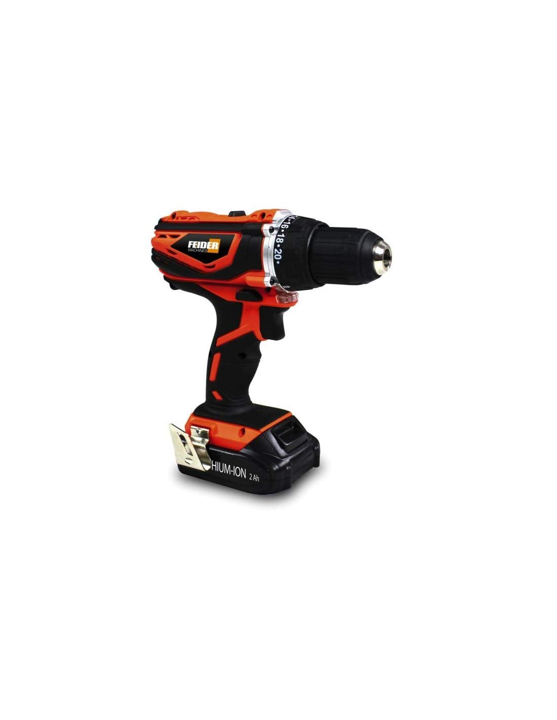 FEIDER FPV20V2B2B-A - bezvadu skrūvgriezis, 20V, 38Nm, 2 x 2AH akumulatori, efektīvs un viegli lietojams.