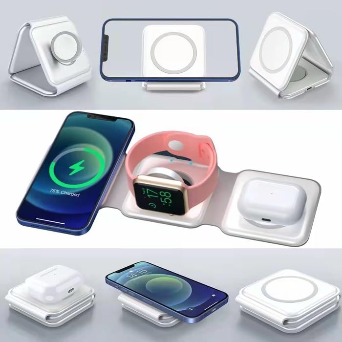 Qdos POWERMAG bezvadu lādētājs MAGSAFE Balts