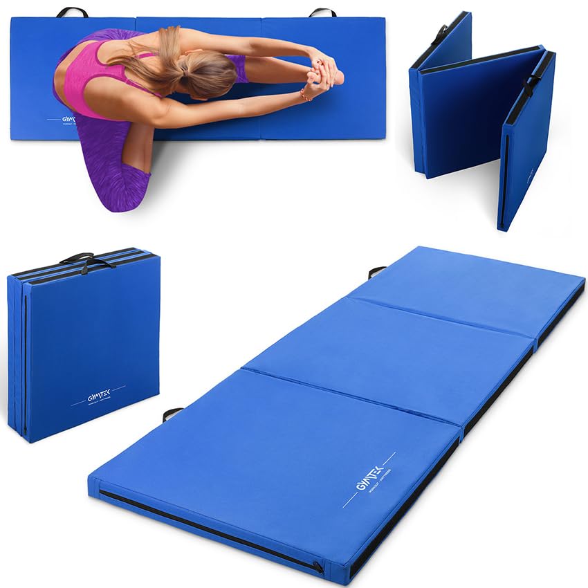 Salokāms vingrošanas paklājs Gymtek 180x60x5cm, biezs treniņu paklājs, 3 daļas