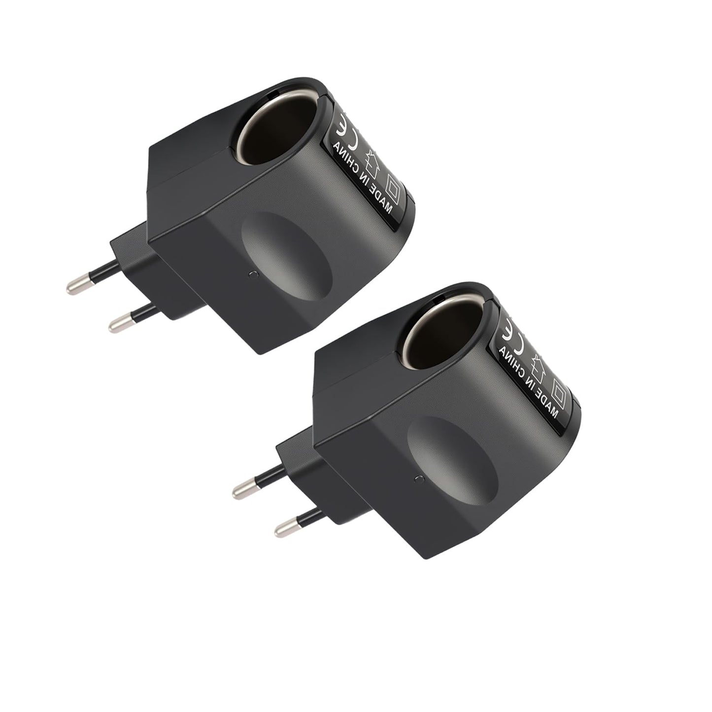 Sprieguma pārveidotājs 220V uz 12V, 2 gab., adapteris auto ligzdai