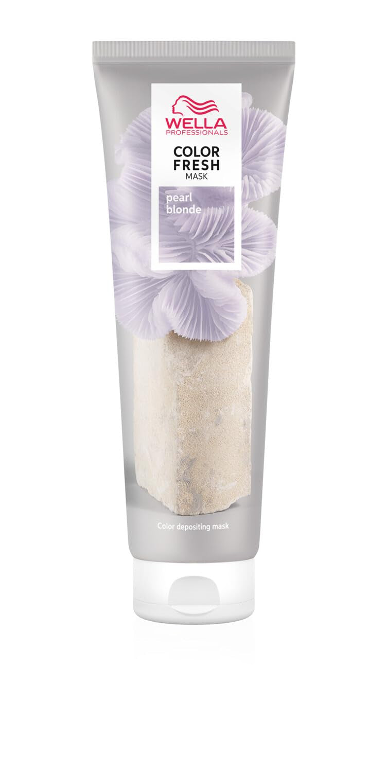 Matu tonējoša maska Wella Professionals Color Fresh Mask Pearl Blonde, krāsas atdzīvināšanai un maiņai, ar avokado eļļu, gaišiem un balinātiem matiem, 150 ml