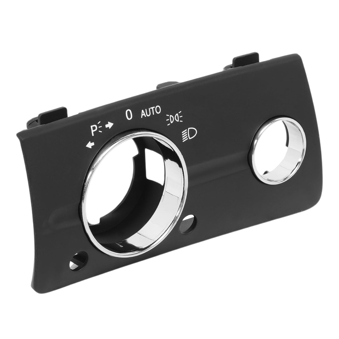 Lukturu slēdža vāciņš Mercedes-Benz E-klasei W211 2003–2008, S211 2003–2009, Taesayl melns ABS pārsegs, Premium versija