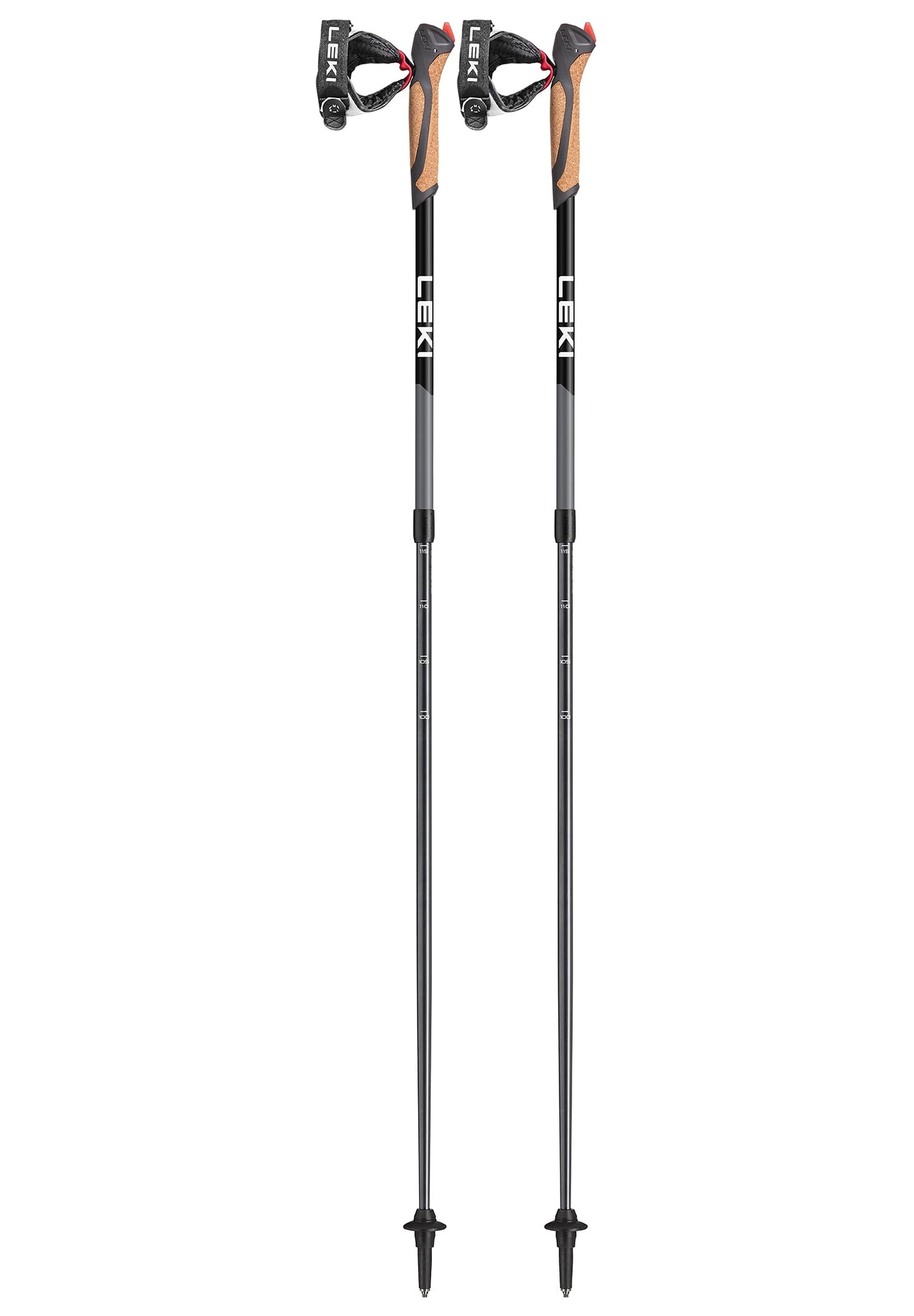 Nūjošanas nūjas Spin Leki, teleskopiskas, 110-130 cm, Black