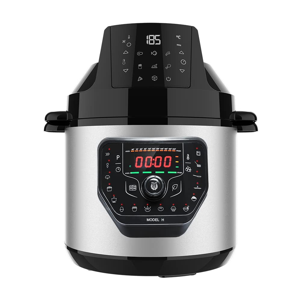 Cecotec programmējamā plīts - GM H Fry Air Fryer galva, 6L, programmējams 24h, regulējama temperatūra, recepšu grāmata.