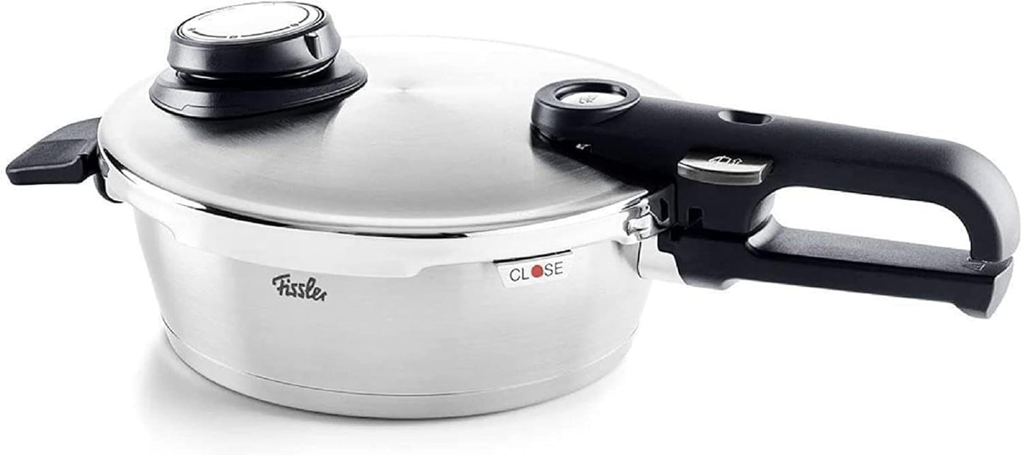Fissler Vitavit Premium - 1.8L stainless steel steam pot, Ø 18 cm, 4 cooking modes, induction compatible, silver.