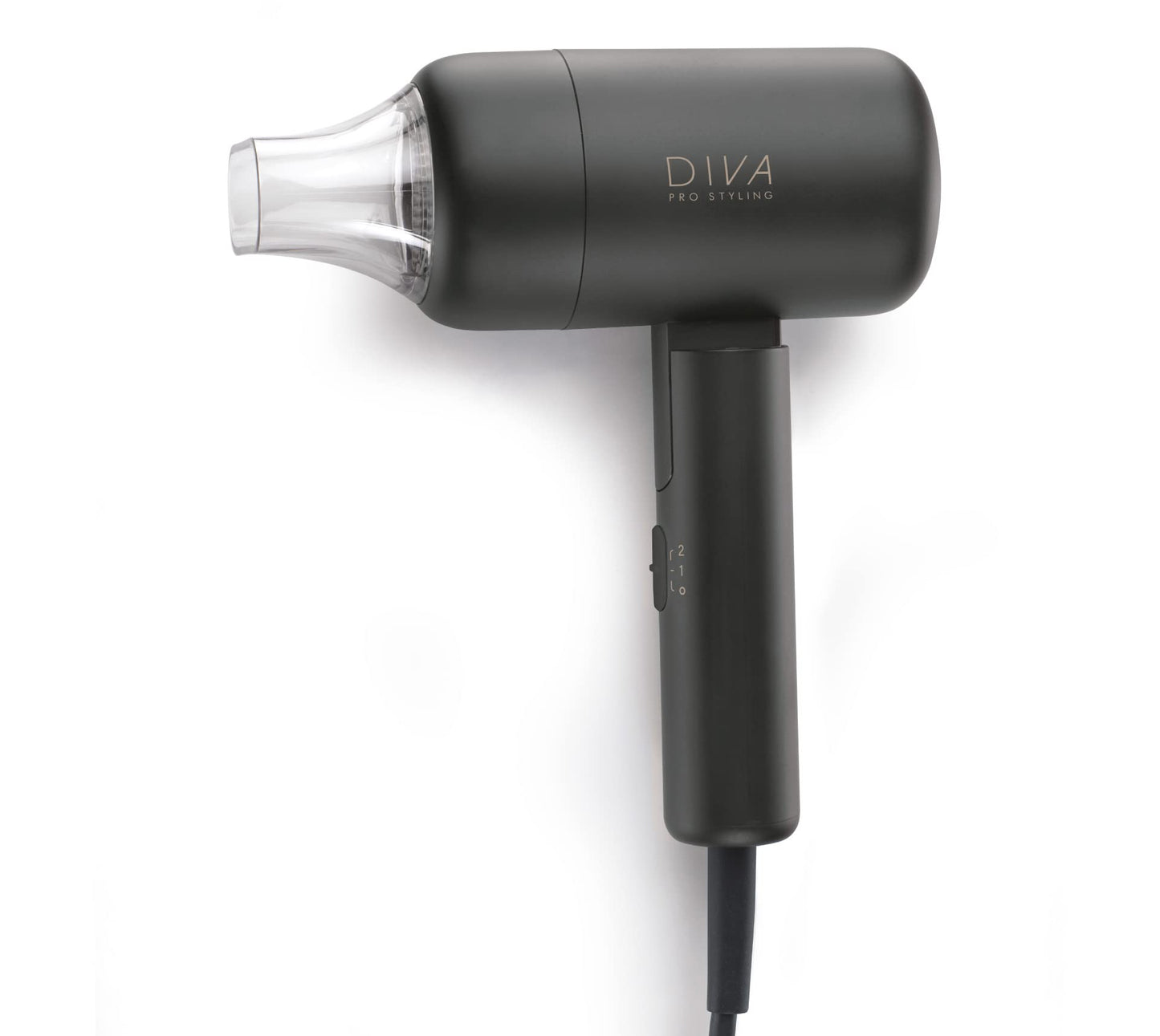 Diva Pro Styling Jet Set 3000 Pro Superkompakts, viegls ceļojumu matu fēns melns