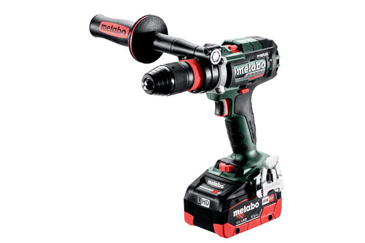 Metabo BS 18 LTX-3 BL Q I - 18V cordless drill with 2x 5.5Ah LiHD batteries and ASC 145 charger, includes metaBOX 145 L.