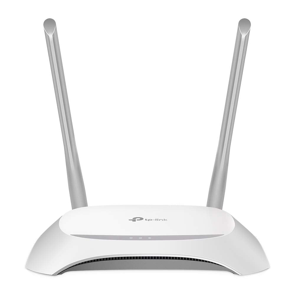 TP-Link TL-WR840N N300 WLAN maršrutētājs (300Mbit/s (2,4GHz), 4 x 10/100Mbit/s LAN porti, IPv6, 2 ārējās antenas, WPS, piekļuves punkta režīms), balts/melns