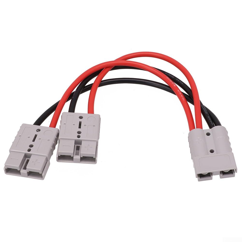 Akumulatora savienotājs 120A Anderson spraudnis uz Dual-Y adapteri 6 AWG, 30 cm