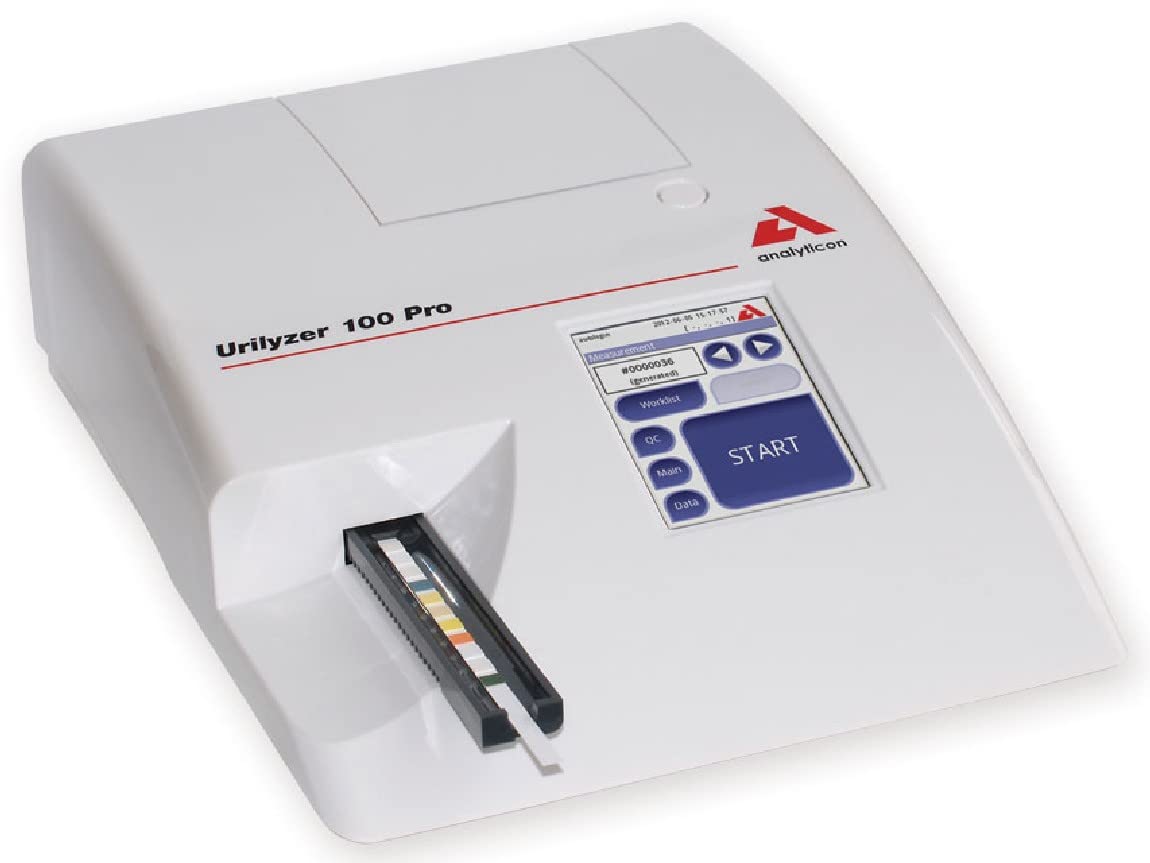 ANALYTICON Urilyzer® 100 PRO - kompakts, daļēji automātisks urīna strēmeles lasītājs, precīza analīze, 24049
