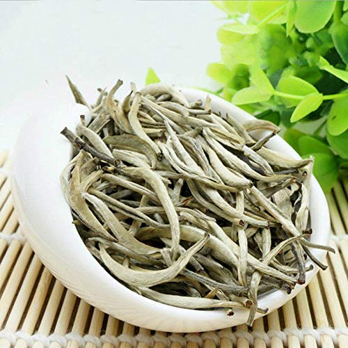 Baltā tēja 100g Baihaoyinzhen, beramas lapas, sudraba adata, sudraba galiņi, Pekoe, organiska Ķīnas tēja no seniem kokiem