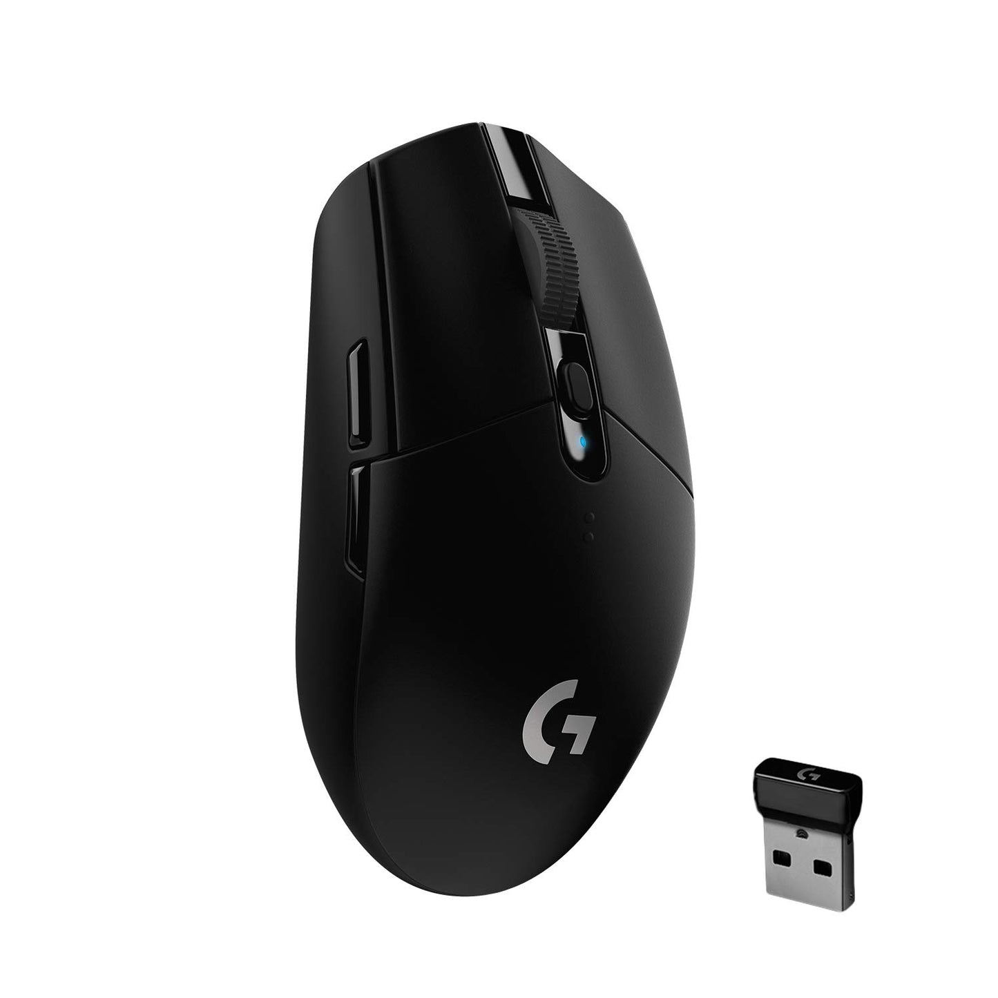 Logitech G305 LIGHTSPEED - HERO 12K DPI, 6 programmējamas pogas, 250 stundu akumulatora, viegla, melna, PC/Mac.