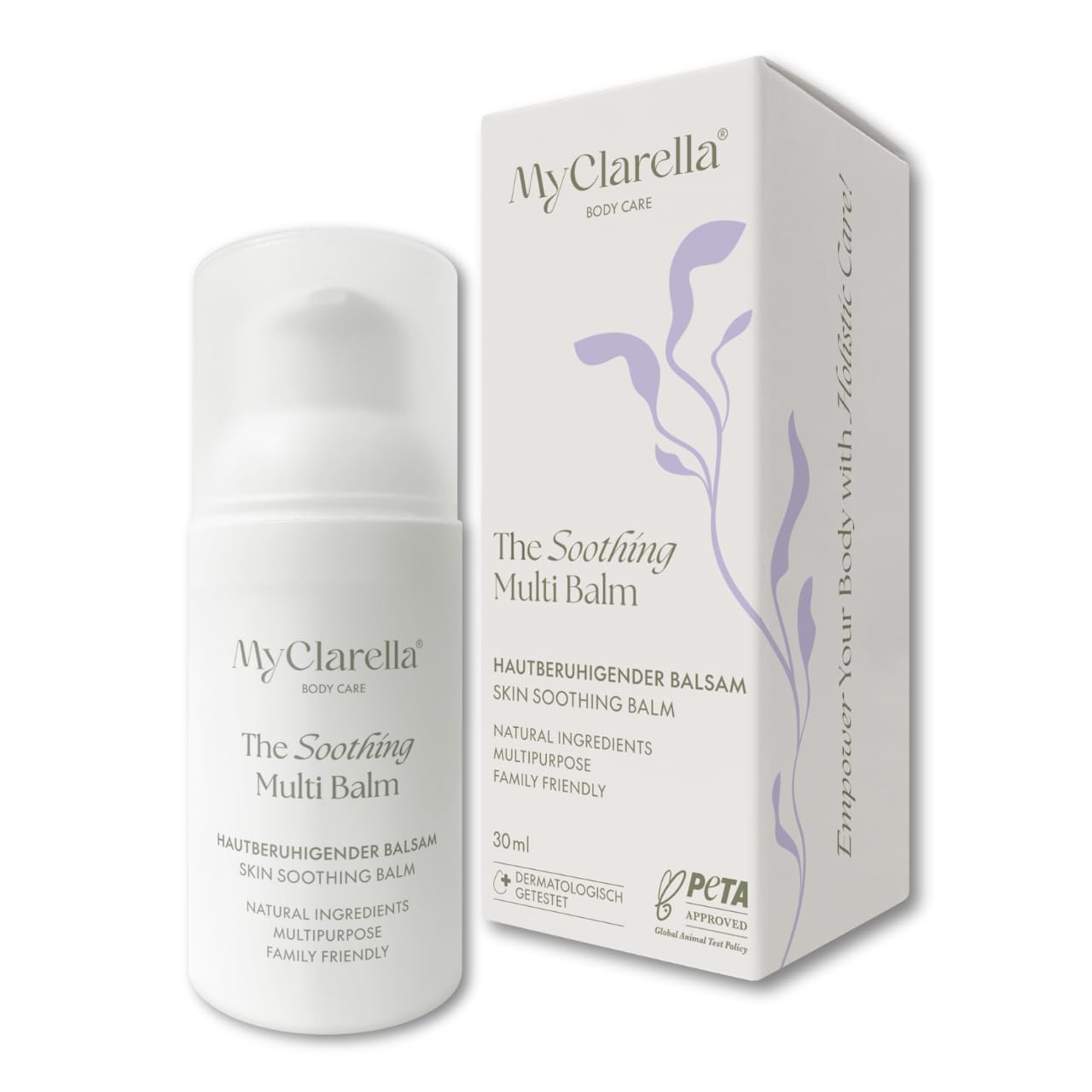 Krūšu galu balzams māmiņām un mazulim, The Soothing Multi Balm, bez lanolīna, pret rētām un ādas kairinājumu, piemērots zīdīšanai