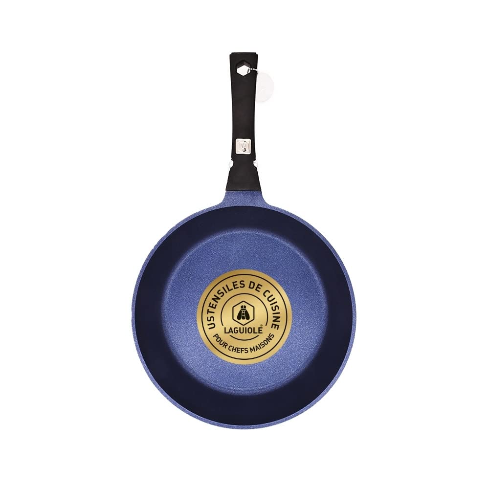 LAGUIOLE panna 30 cm - noņemama, melna, ar Blue Diamond pretpiedeguma pārklājumu, piemērota indukcijai