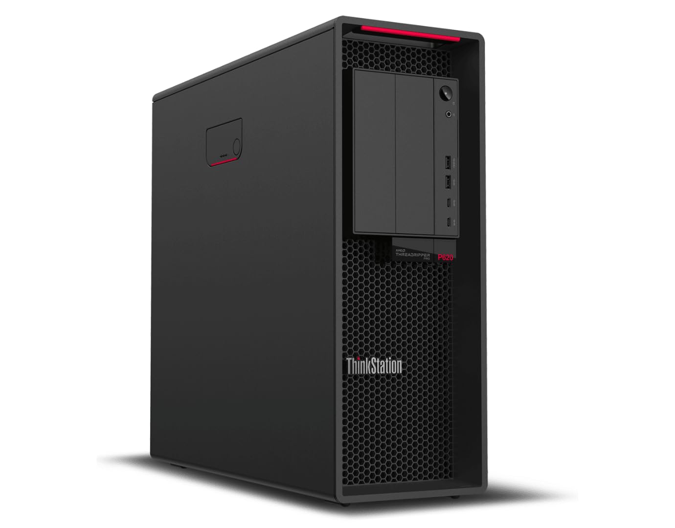 Lenovo ThinkStation P620 darba stacija ar AMD Ryzen Threadripper PRO 3975WX, 1TB SSD, 32GB RAM, Nvidia GeForce RTX 3080, Windows 11 Pro, atjaunota