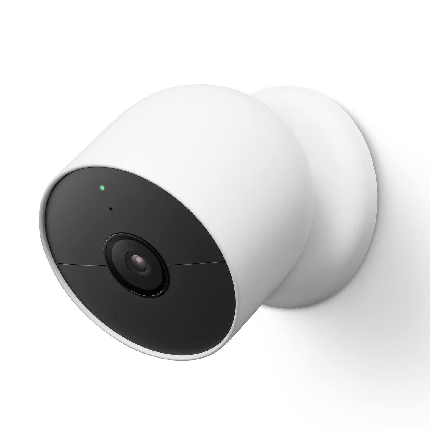 Google Nest Cam – Viedā uzraudzības kamera iekštelpām un ārtelpām, balta, 1 gabals (1 iepakojums)