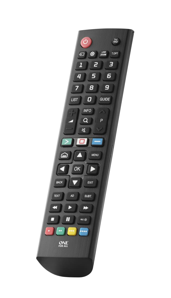 Viena visiem tālvadības pults - darbojas ar visiem LG TV/Smart TV - ideāla TV aizvietošanas tālvadības pults - URC4911