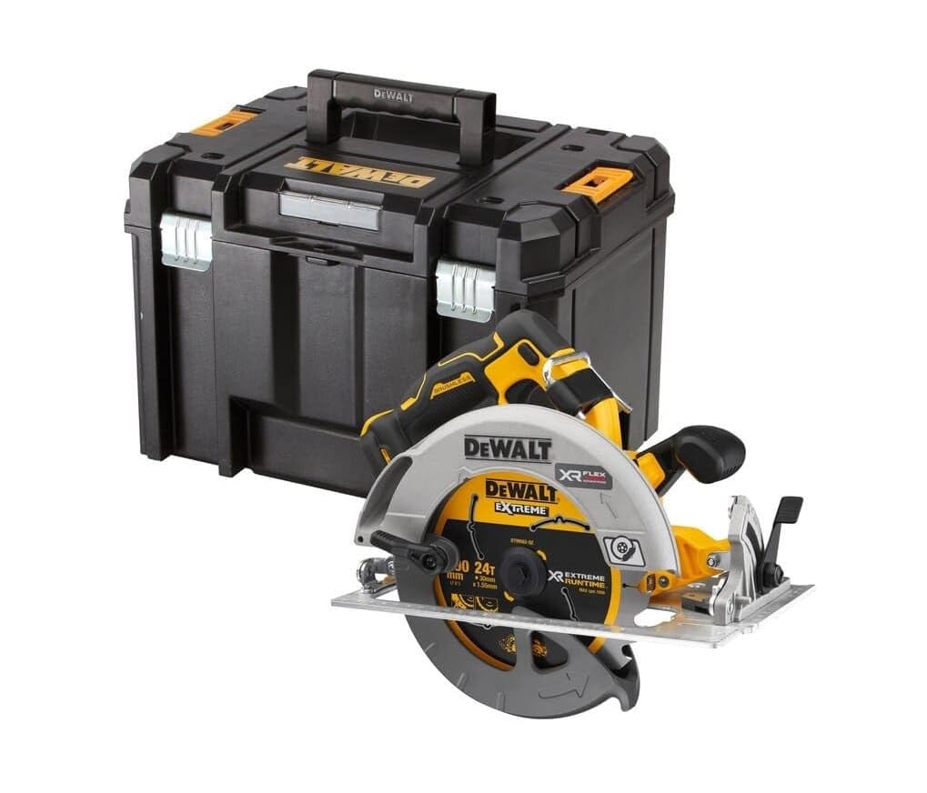 DEWALT Bezsuku XR 18V 190mm - bez lādētāja/akumulatora, TSTAK VI koferis, daudzkrāsains, jaudīgs un portatīvs.