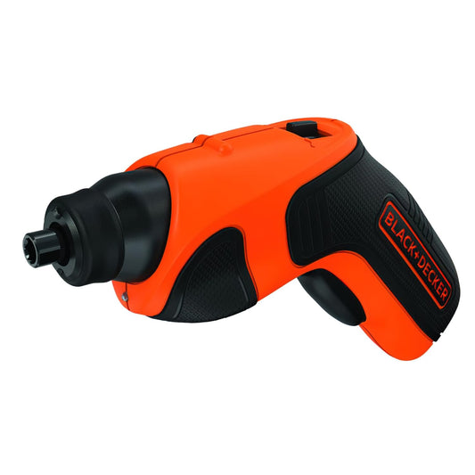 Black+Decker CS3651LC - 3.6V Li-Ion screwdriver with 1.5Ah battery, charging cable, and 2 x 50mm bits included.