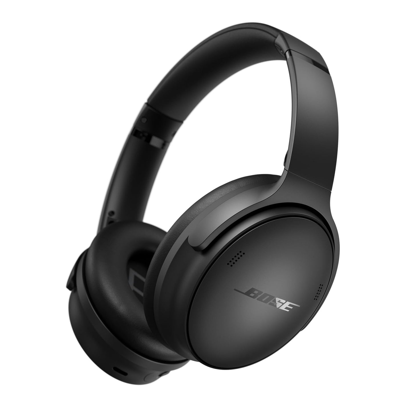Bose QuietComfort SC - bezvadu austiņas ar trokšņu slāpēšanu, Bluetooth, 24 stundu akumulatora, mīksts futrālis, melnas