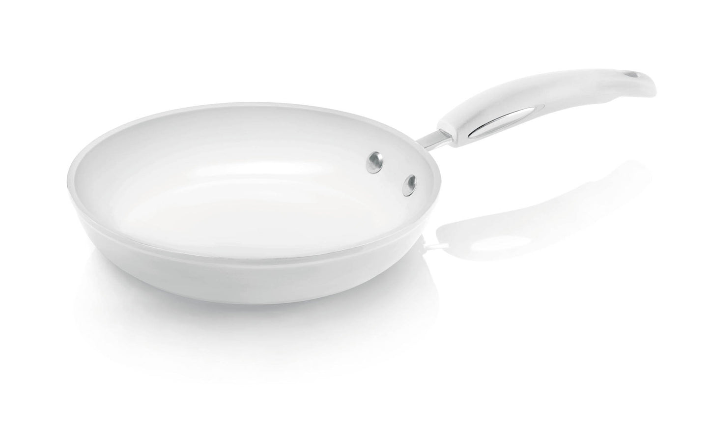 Bialetti Ceramic OK Induction Pan - Ø 24 cm, non-stick ceramic coating, ideal for healthy cooking.