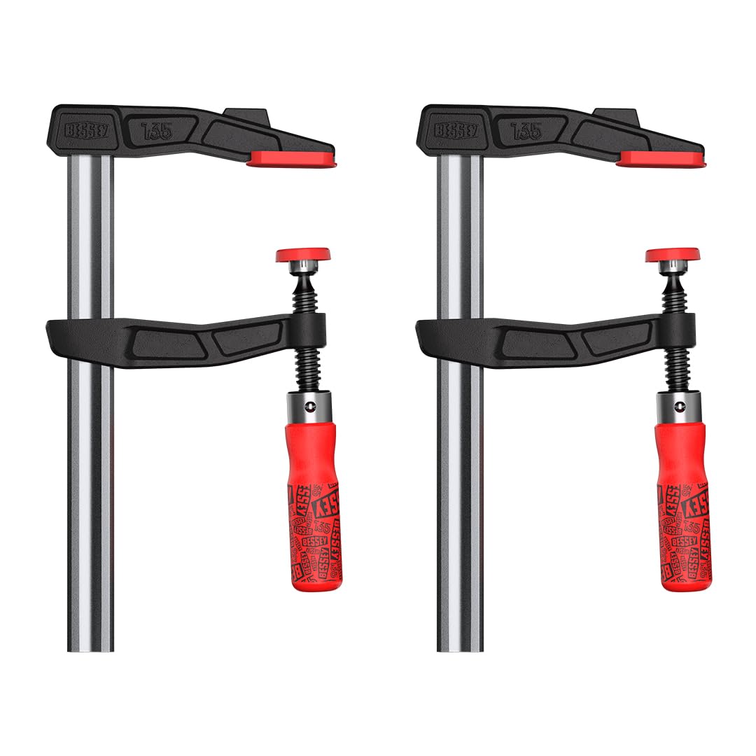 Skrūvspīle BESSEY Temperguss-Schraubzwinge TG25SET-135, 2x komplekts, 250 mm iespīlēšanas platums