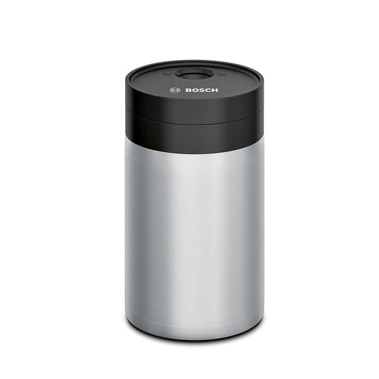 Bosch izolēts piena trauks TCZ8009N - 0,5 L, ar FreshLock vāku, uztur pienu vēsu, piemērots Vero sērijas kafijas automātiem