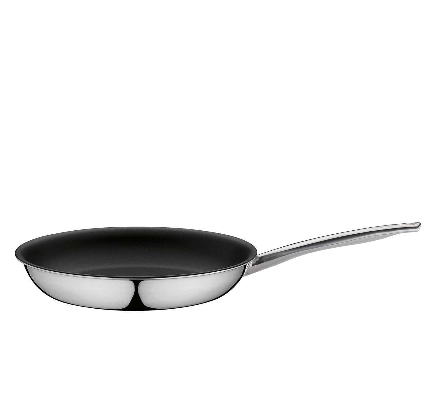 Spring Vulcano Classic 24 cm frying pan - stainless steel, non-stick, induction compatible, 5-layer construction, oven safe.