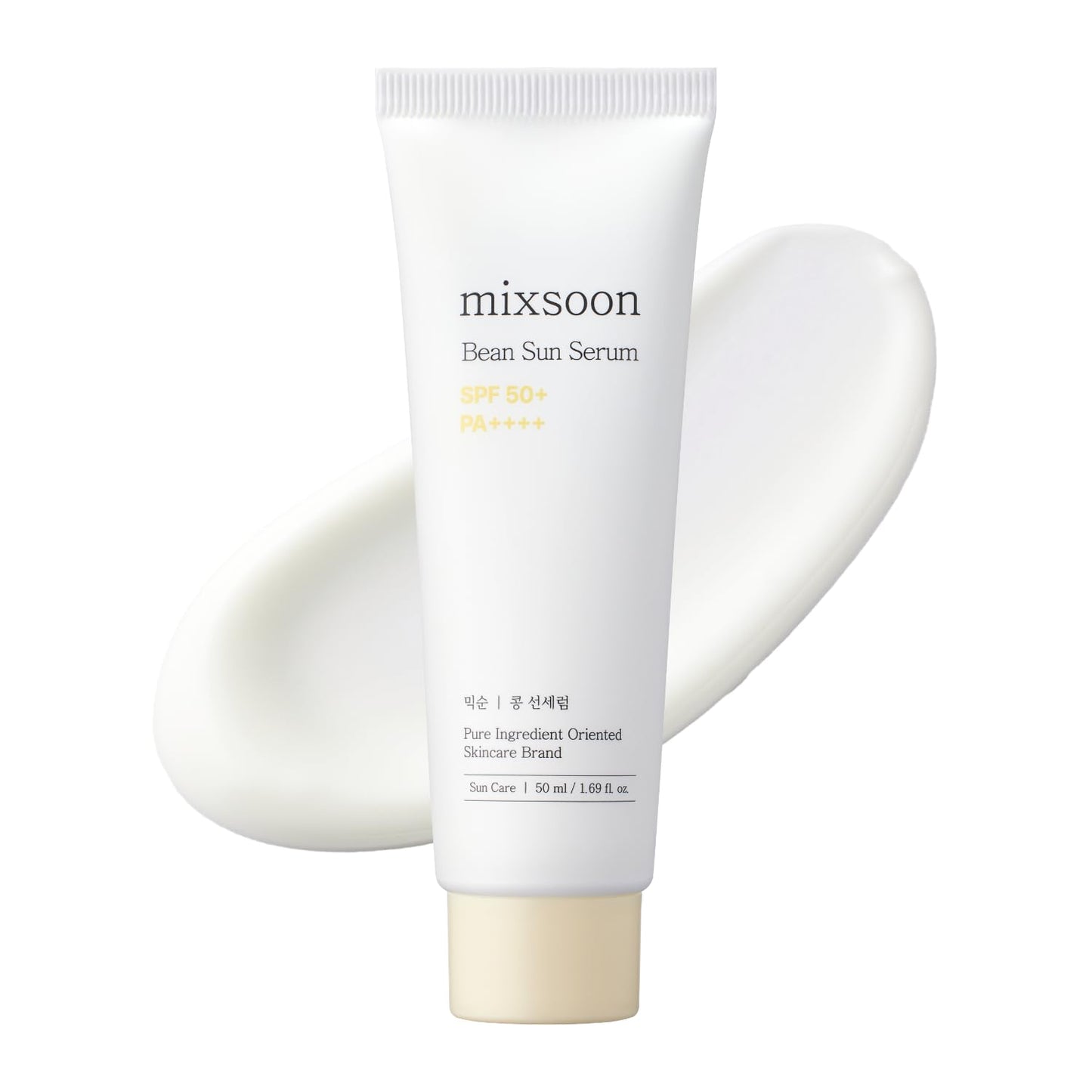 Sejas sauļošanās serums mixsoon Bean Sun Serum SPF 50+ PA++++, plaša spektra UV aizsardzība, bez balta nospieduma, 50ml