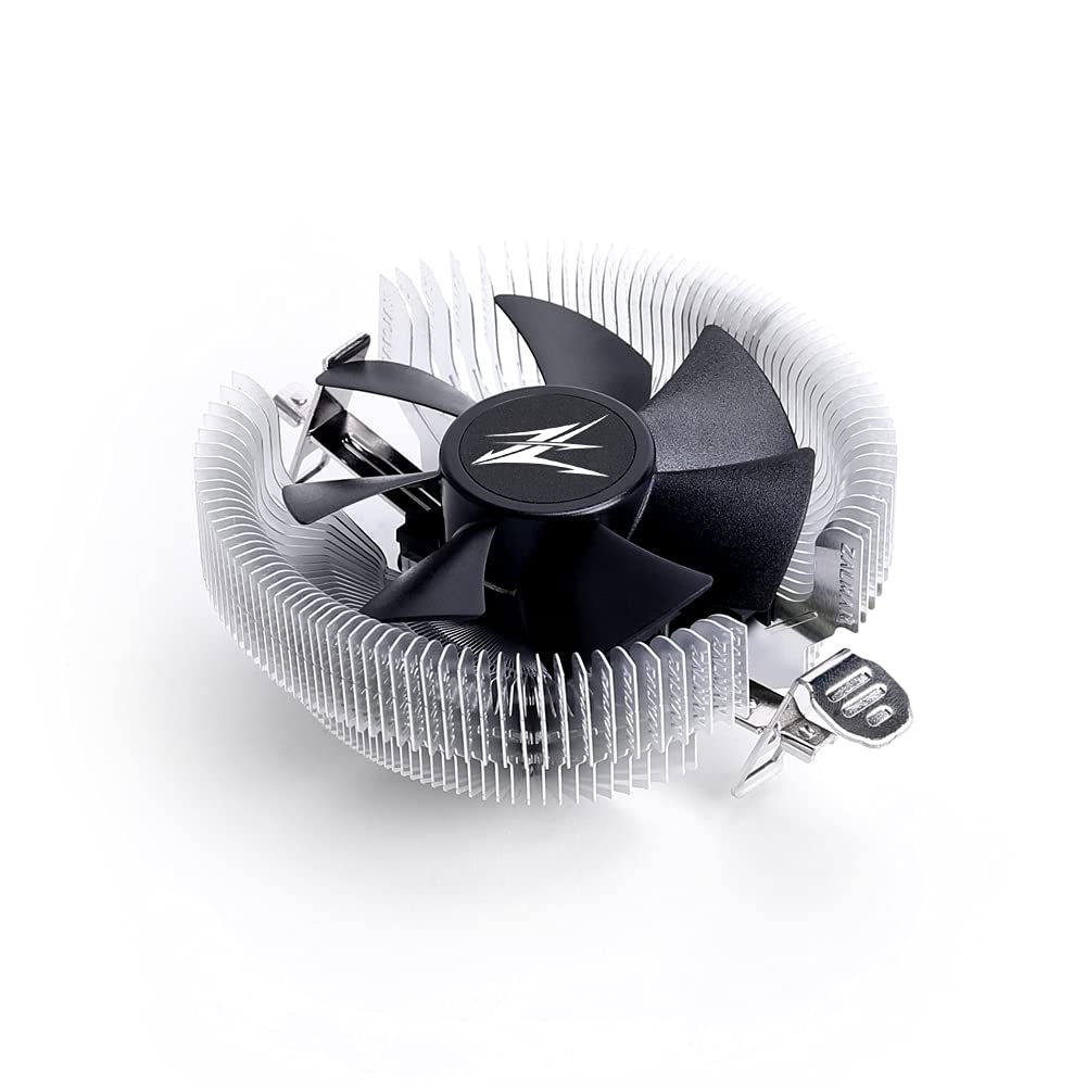 Zalman CNPS80G Rev.1 - Slim CPU cooler for Intel and AMD, efficient heat dissipation, compact design.