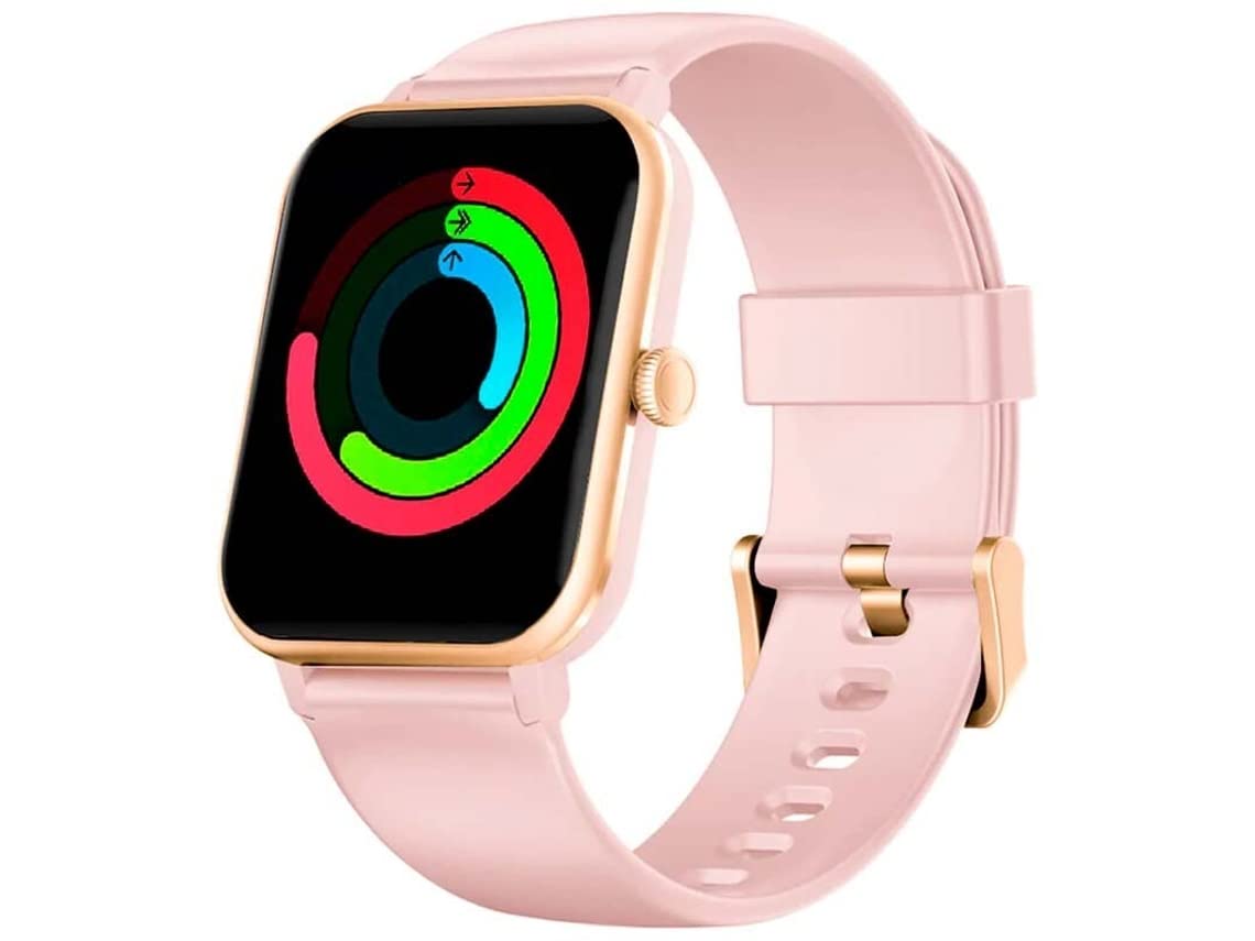 Blackview R3 Max - Modern pink smartwatch with fitness tracking and stylish design.