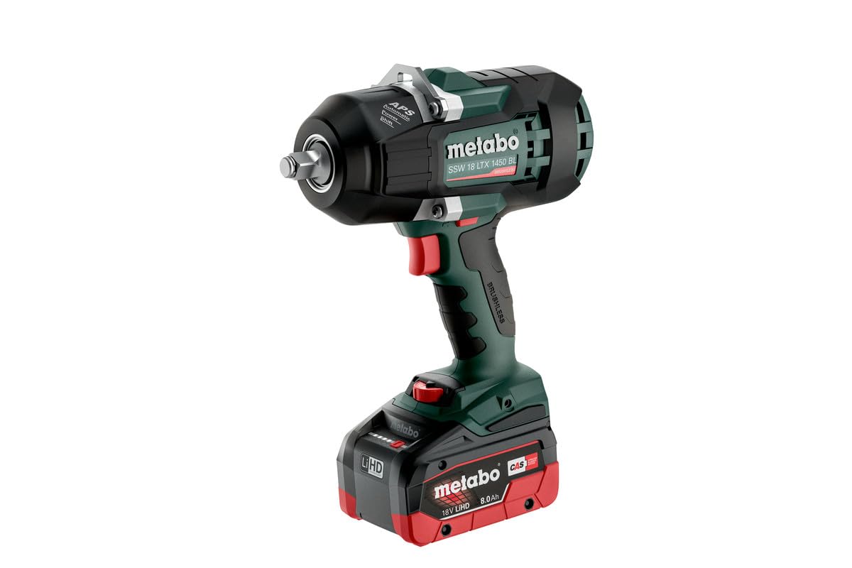 Metabo BS 18 LTX-3 BL I Metal - Cordless drill with 2x 5.5 Ah batteries, charger, Metabox 145, and screwdriver included.