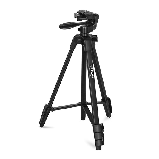 GRIFEMA salokāms statīvs viedtālrunim - Bluetooth tālvadība, alumīnija, kravnesība 2,5KG, melns