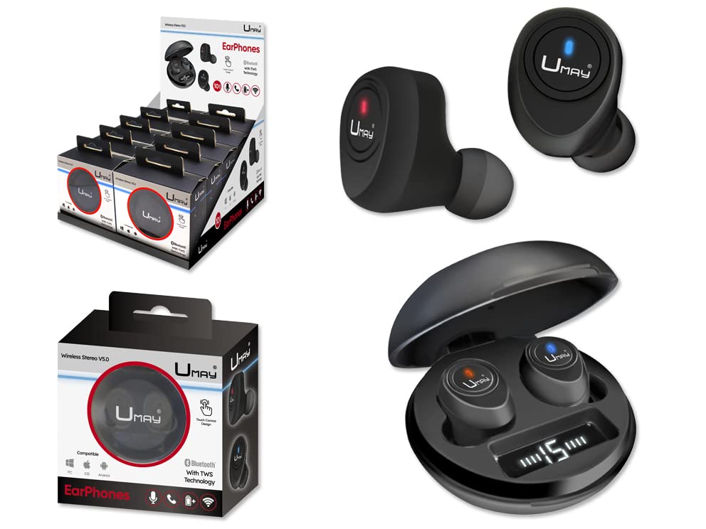 Umay Bug Sport Bluetooth austiņas - Wireless, sweat-resistant, ergonomic design for active lifestyles.