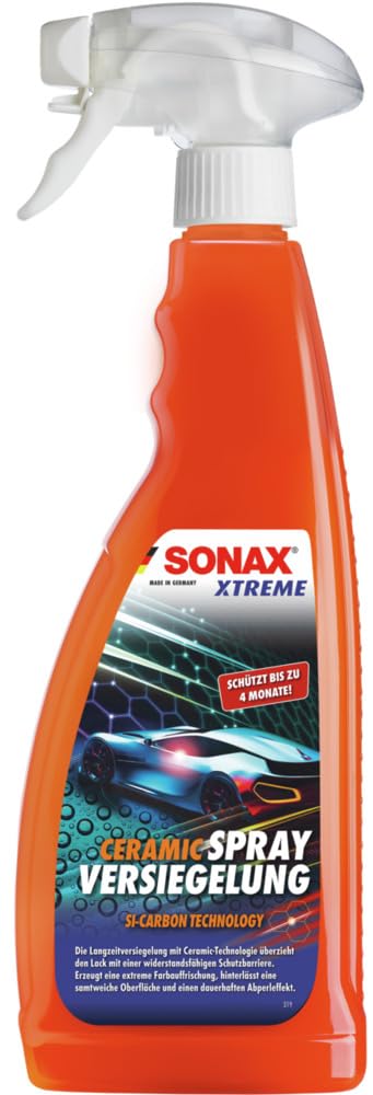 SONAX Xtreme Ceramic SprayVersiegelung, keramikas aizsargpārklājums auto virsbūvei, 750 ml