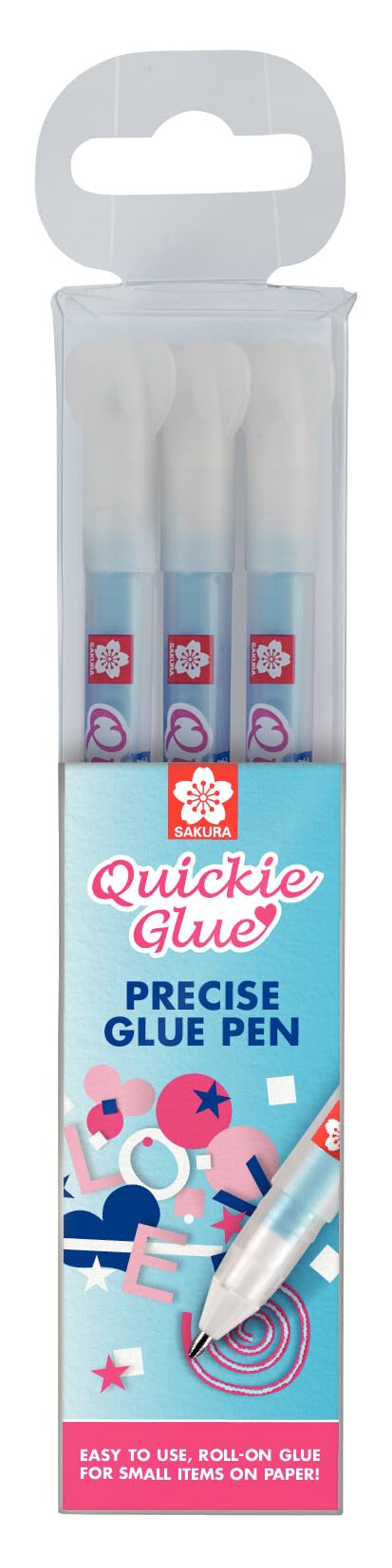 Sakura Quickie Glue līmējamie stienīši, 3 gabalu komplekts futrālī