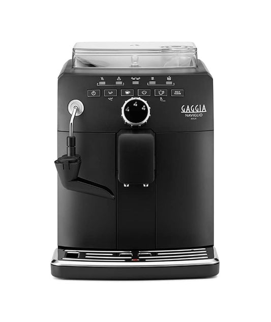 Gaggia Naviglio Milk - espresso machine with cappuccino maker, 15 bars, 1850W, black, 100% made in Italy