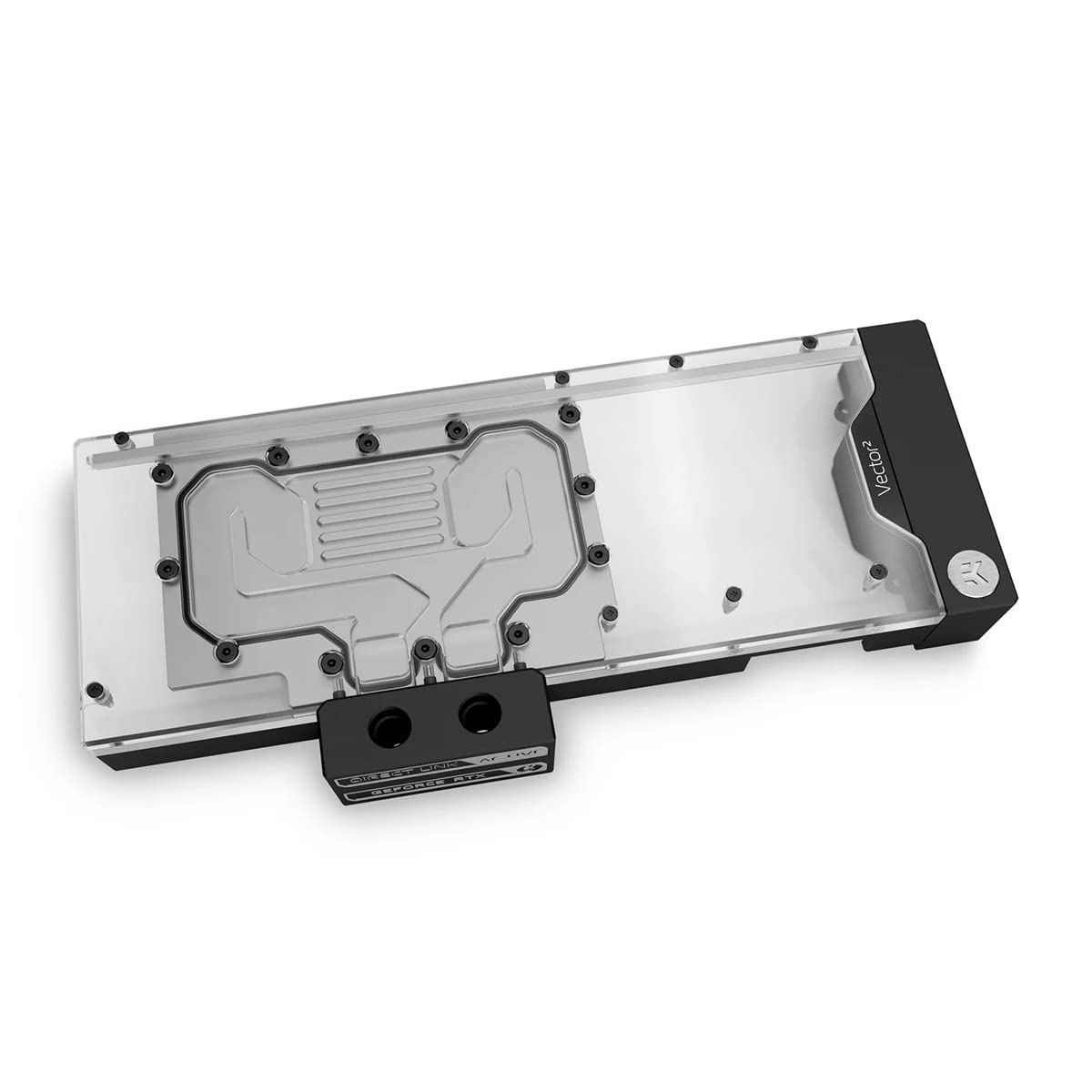 EK QuanVector² XC3 RTX80/90 ABP D-RGB Pl - High-performance GPU water block with customizable RGB lighting