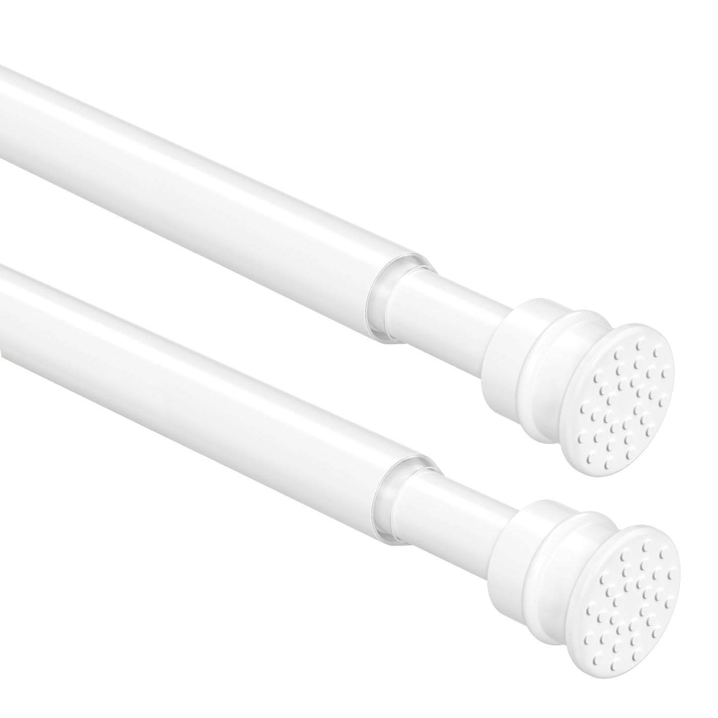 Teleskopiska spriegošanas stanga FVONZN, 70-105 cm, Ø 14 mm, balta, 2 gab.