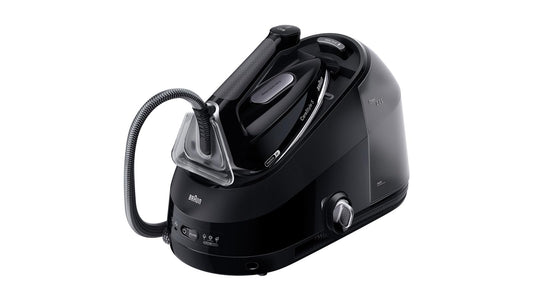Braun CareStyle5 IS5249BK - 2400W steam generator, 150g/min steam, quick heat-up, iCare mode, removable 2L tank, black.