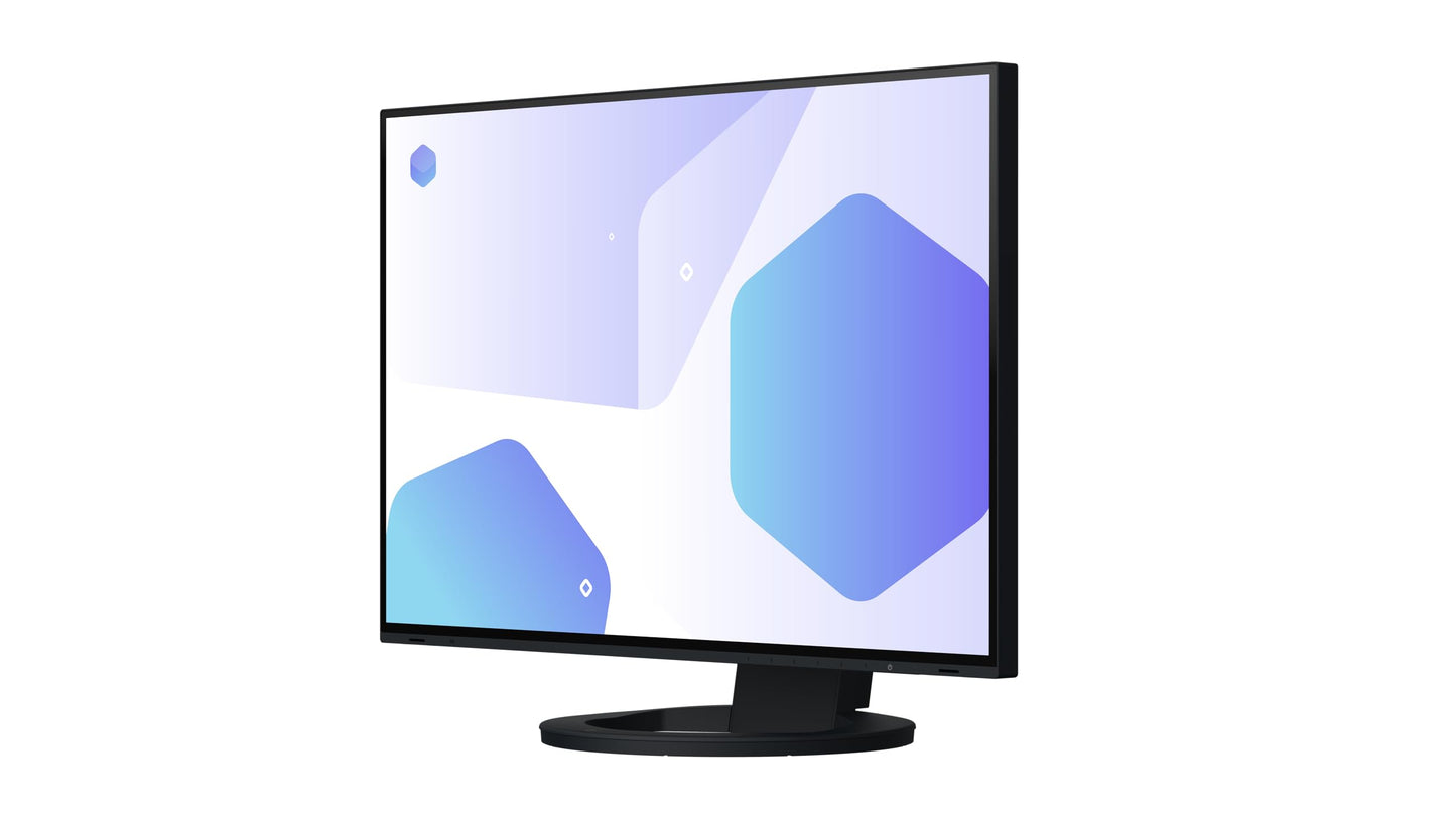EIZO FlexScan EV2495-BK - 24.1" monitor, 1920x1200 resolution, HDMI, USB-C, RJ-45 LAN, 5ms response time, black