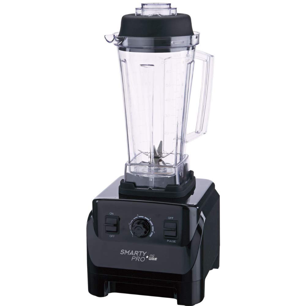 Mans Wave Profi stenda mikseris - 1500W jauda, 2L ietilpība, 10 ātrumi, 6 nerūsējošā tērauda asmeņi, mazgājams.