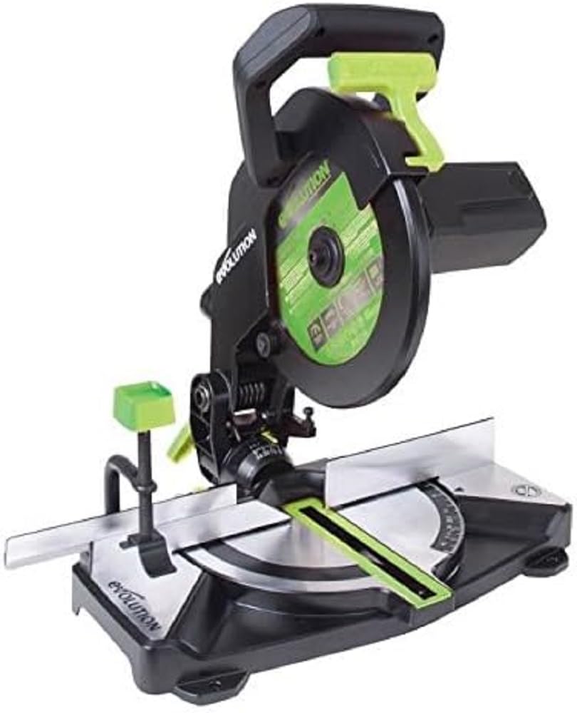Evolution F210-CMS - 210 mm multi-functional saw with precision cutting and durable design.