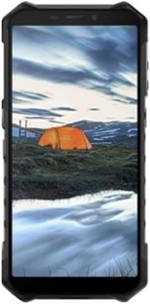 Ulefone Armor X3 - 5.5" touchscreen, 32GB storage, 2GB RAM, 5000mAh battery, durable black design.