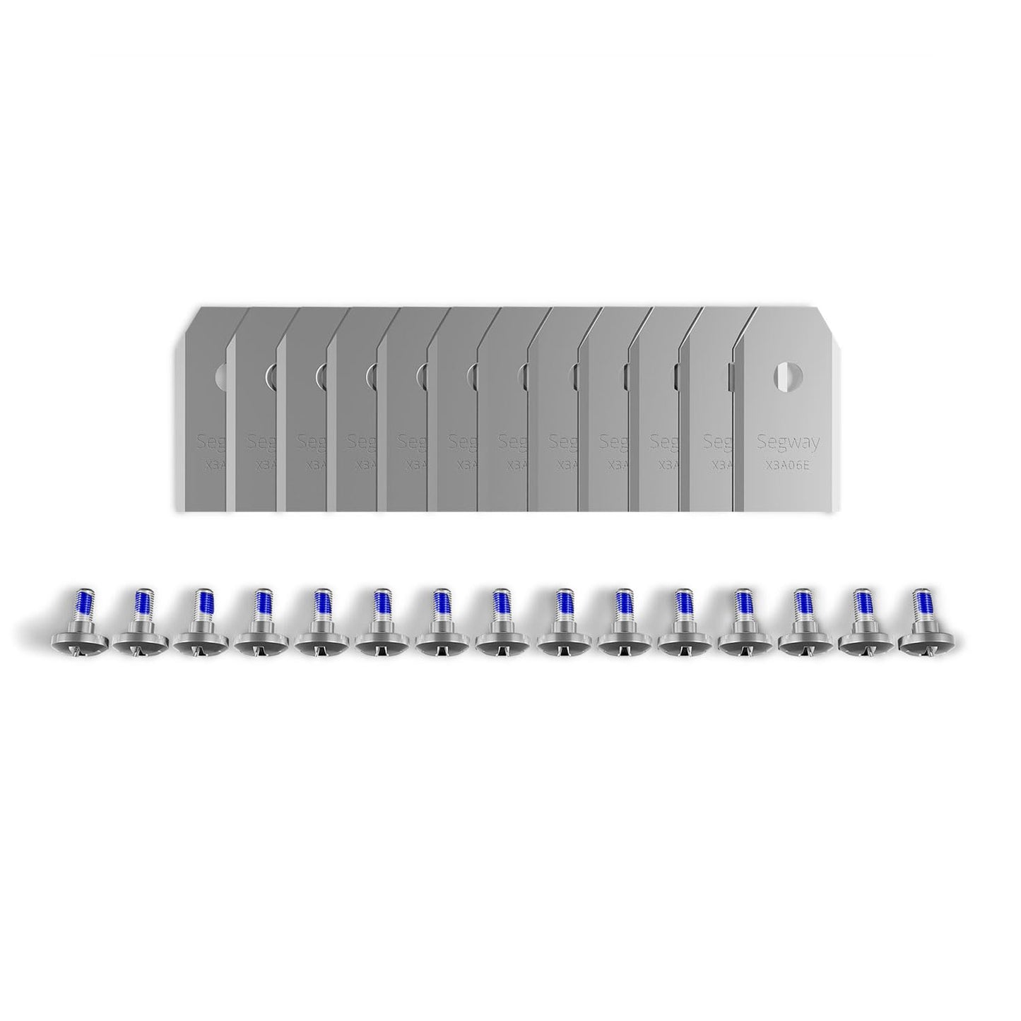 Segway Navimow rezerves asmeņi Plus 12 gab. i105E, i108E, i205 AWD, i208 AWD, i208 LiDAR, i215 LiDAR, i220 LiDAR, i2 LiDAR Pro, X4, H500E-VF, H800E-VF, H1500E-VF, X315E, X330E, X350E