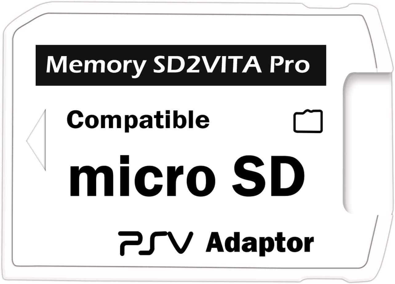 Grapelet SD2Vita Pro 5.0 adapteris PSVITA Micro SD atmiņas kartei no PS Vita 3.60 Henkaku, pilnīga aizsardzība