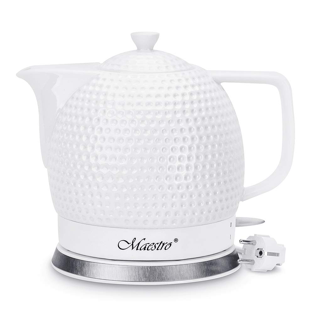 Maestro MR067 keramikas tējkanna - 1,2 l ietilpība, 1200 W jauda, elegants dizains, ātra vārīšana.