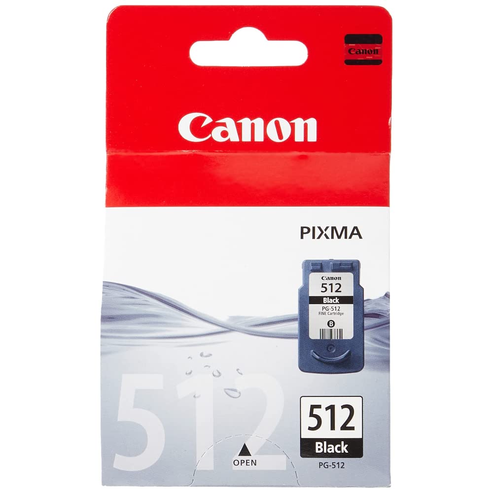 Canon oriģināltinte PG-512 - standarta izmēra melna tintes kasete, pārstrādājams iepakojums