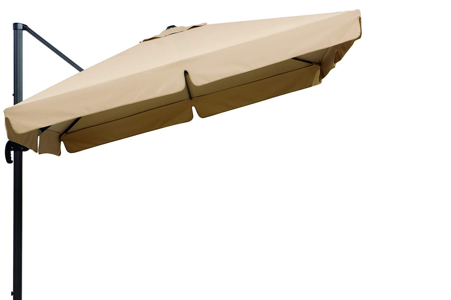 Schneider saulessargs Rhodos, dabīgs, 300 x 300 cm kvadrātveida, 782-02, alumīnija/tērauda rāmis, poliestera pārklājums, 24 kg